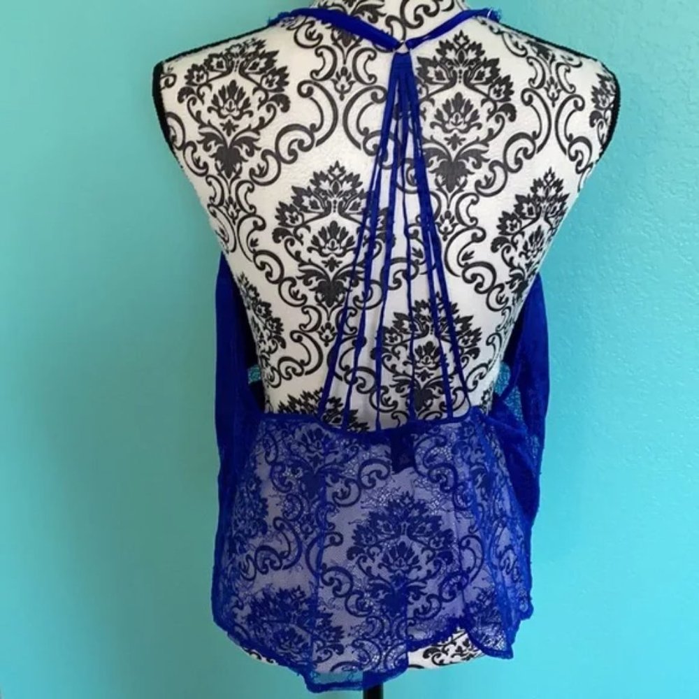 Victoria’s Secret Lace Racerback Strappy Lingerie Tank Top - Picture 6 of 12